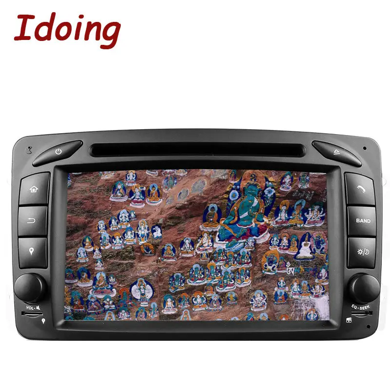 Idoing 2Din руль для Mercedes/Benz/W209/203 автомобильный dvd-плеер Android 7,1 четырехъядерный FM gps навигация радио wifi стерео 3g