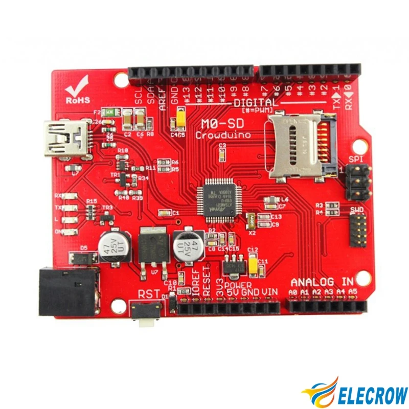 Elecrow M0 SD доска для Arduino UNO платформа sd-карту 32 бит удлинитель Micro контроллер проектов DIY Kit