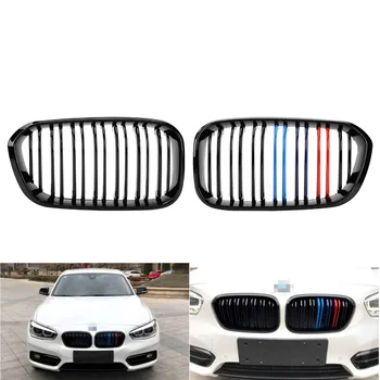 

TAIHONGYU Gloss Black Front Bumper Kidney Grill Racing Grille M Style Car Styling Fit for BMW 1 series F20 F21 2015 2016 2017
