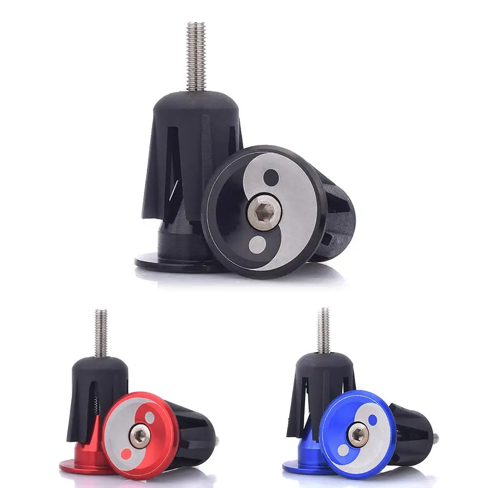 

2018 MTB New 1 Pair Of Bicycle Handle End Plugs Bicycle Handlebar Handle Bar High Quality Cap Stoppers