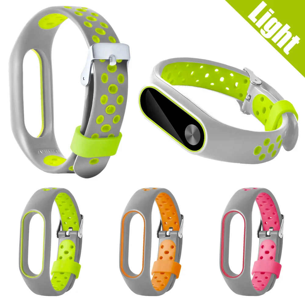Браслет Correa Mi Band 2 для Xiaomi Pulseira водонепроницаемый легкий TPE ремешок на запястье L0703