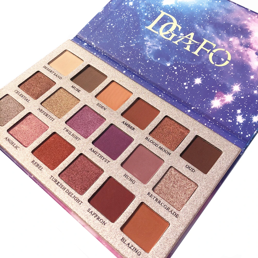 

2017 Makeup 18 Color In 1 Matte Brand Eye Shadow Palette Women Waterproof Metallic Shimmer Eyeshadow Make Up Set Palette