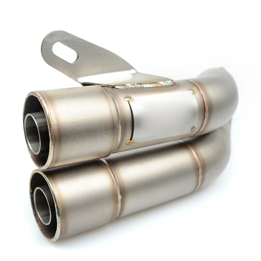 36-51mm Universal moto rcycle doble escape silenciador de escape moto para Suzuki GSX 1300 R Hayabusa GSX 600 R 750, 1000 ABS SV