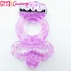 Anneau vibrations Sex Toys Jelly Vibrant Sexe Adulte Réglable Adulte Jouets Outils Vibrateur Clitrois Stimulateur ► Photo 1/6