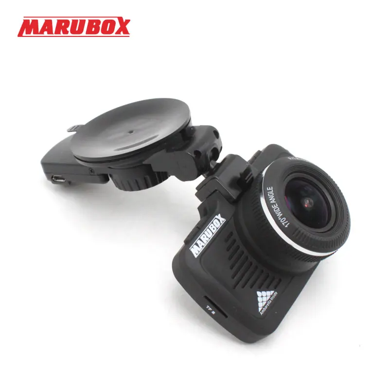 Видеорегистратор Marubox M330 с GPS 2 в 1 Super Full HD 1296P угол обзора 170 градусов русский