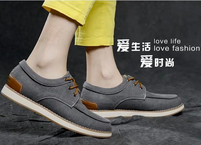 

Free Shipping 38 39 43 4 Men Casual Flats Boys Spring Autumn Canvas Shoes Students Breathable Shoe Young Lace-Up Buckle Non-Slip