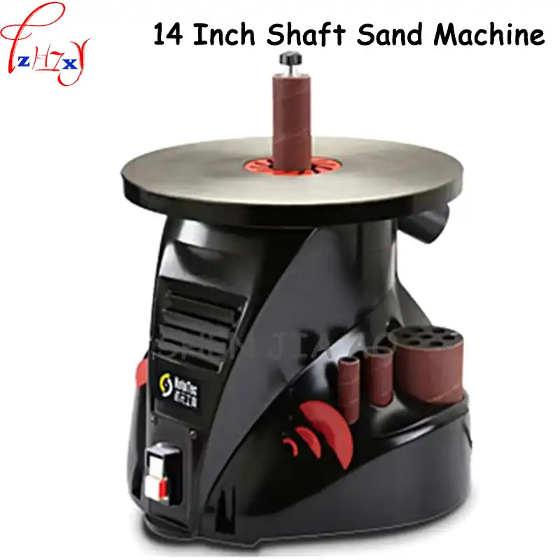 Desktop Electric Belt Machine 14 Inch Sand Column Machine Shaft Sand