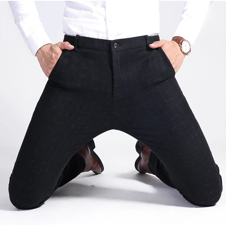 Гуйсян 2018 весной и летом Для мужчин брюки новые Качественный хлопок Для мужчин Брюки для девочек прямые длинные мужской классический