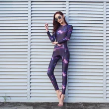 Женские гидрокостюмы со звездами с длинными рукавами тонкий толстый купальник для занятий серфингом, серфинга акваланг для подводного плавания Дайвинг костюм C