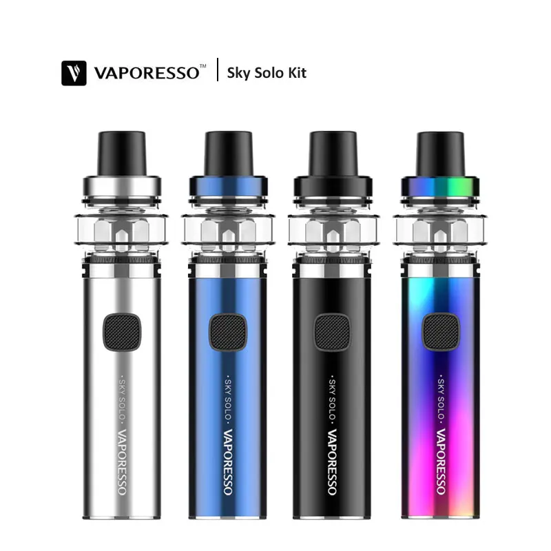 

Vaporesso Sky Solo Vape Kit with 3.5/2ml shisha pen vaper tank 0.18ohm GT meshed coil drip tip 510 Electronic Cigarette