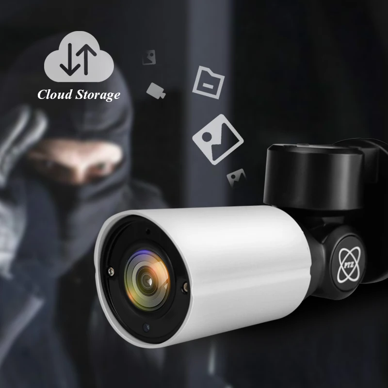 BFMore 2.0MP SONY IMX323 Мини PTZ IP камера H.265 Облачное хранилище открытый 4X оптический зум P2P
