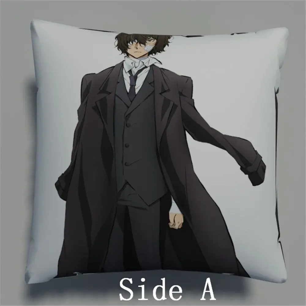 

Bungou Stray Dogs Anime Manga Two Sides Pillow Cushion Case Cover Cosplay Gift New 696