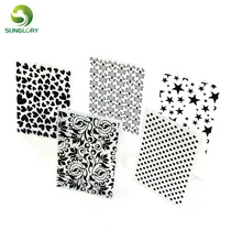 5 шт./компл. сердце текстура набор постельных принадлежностей, хлопковые носки со звездочками, в горошек, с цветочным принтом текстура коврик кондитерский шприц для украшения изделий кекс украшения печенья Fondant(сахарная) торт пресс-формы для выпечки