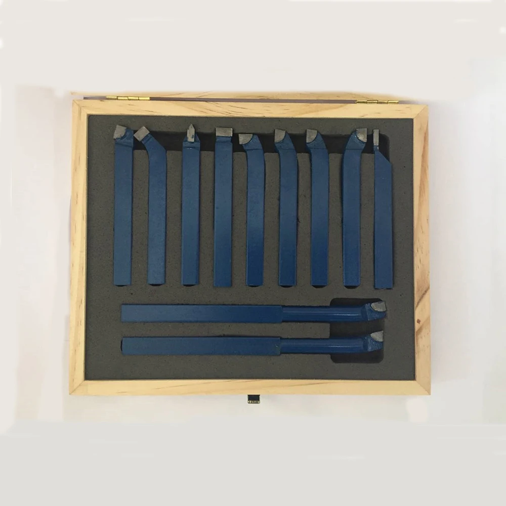 

welding turning tool 10mm tool holder 11pcs lathe cutter tool for diy small lathe