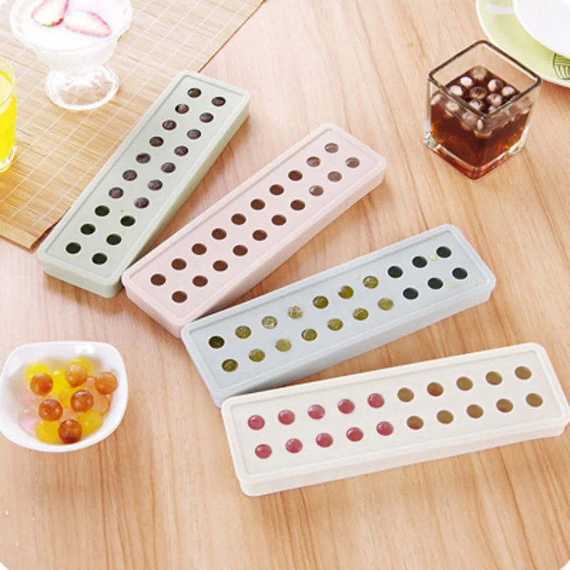

20-Hole Silicone Ice Cube Mold Creative Mini Spherical Shape Ice Hockey Mould Multi-function Maker Freeze Tray Bar Drink Tools