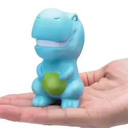Рождество Снятие Стресса Игрушка-давилка Squishies Небесно-Голубой динозавр ароматизированный медленно поднимающийся игрушка-антистресс