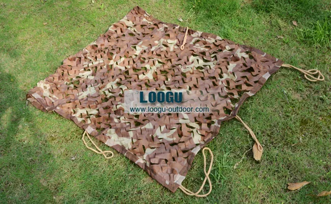 

VILEAD 4M x 5M (13' x 16.5') Desert Digital Camo Netting Military Army Camouflage Net Shelter Shade Sails Net Car Covers Tent