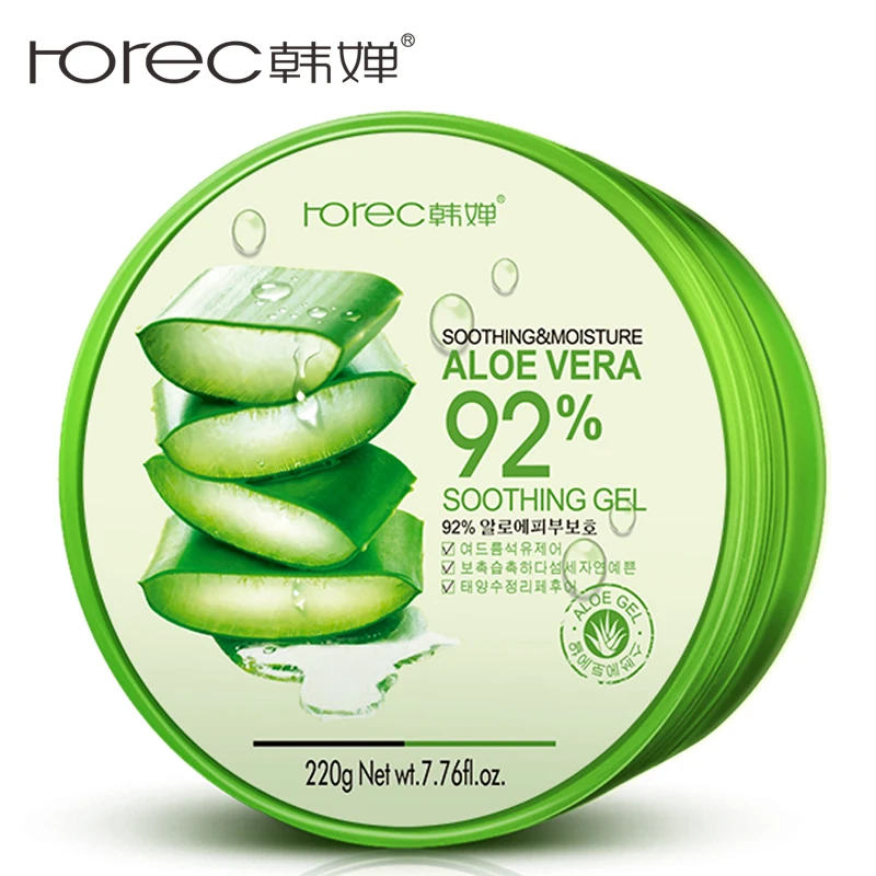ROREC Natural алоэ вера гель крем для лица увлажняющий лечения акне увлажнение