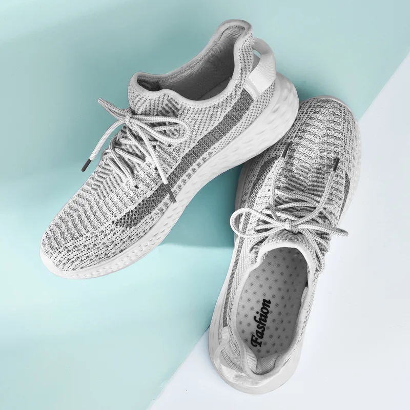 

Spring and summer breathable open running shoes, foreign trade comfortable mesh running shoes, ultra light wear-resistant non-sl
