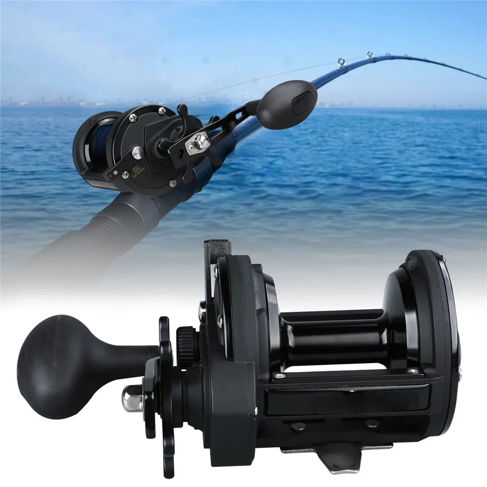 Carretel de Pesca Liga de Alumínio Equipamento de Pesca Sougayilang Tambor Roda Destro Pesca 6.0: 1 19 pesca carretel de pesca pesca pesca pesca equipamento de pesca