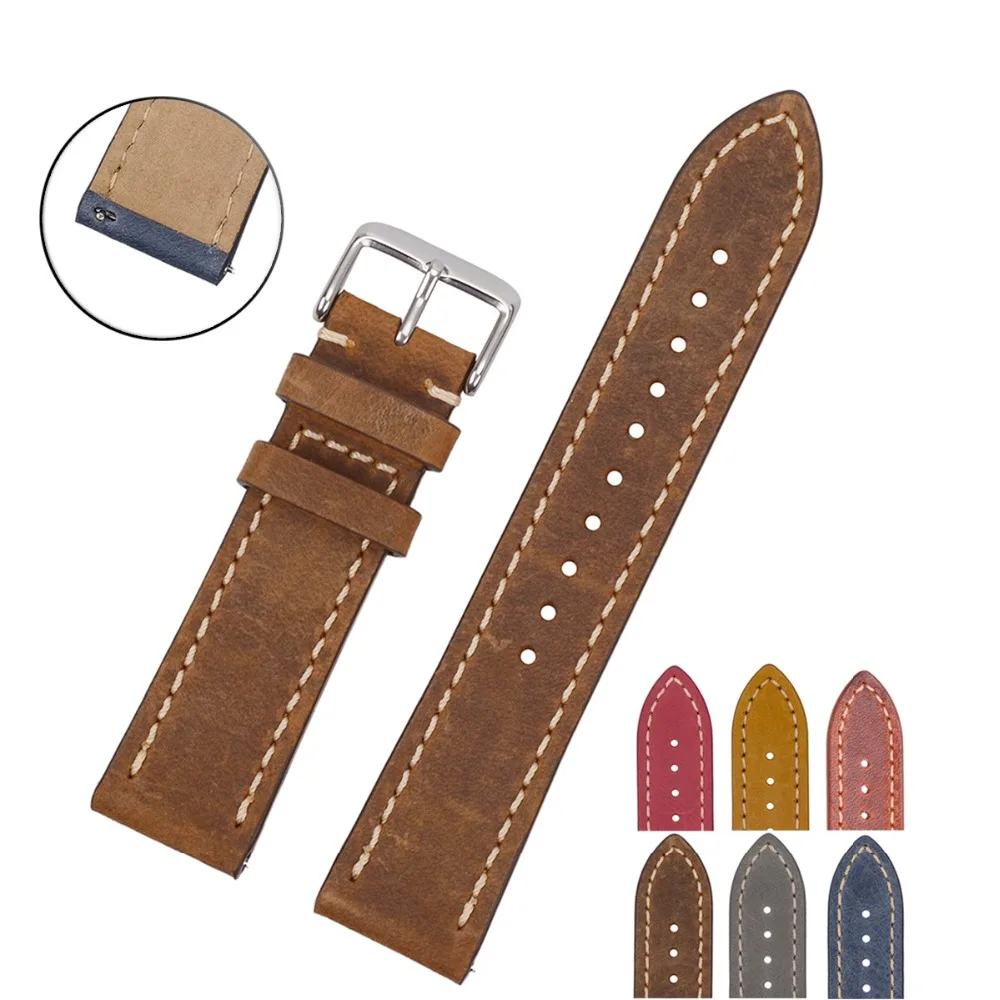 EACHE Classical Quick Release Spring bar Watch Band 18mm 20mm 22mm More