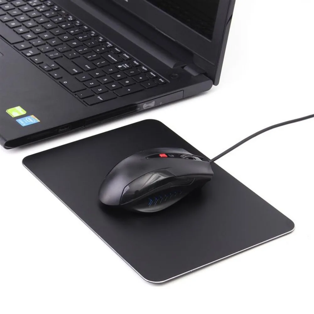 

Aluminum Alloy Mouse Pad Double Sided Accurate Control Mice Mat Anti-slip Mouse pad Gaming Mouse Pad for Laptop PC Mouse