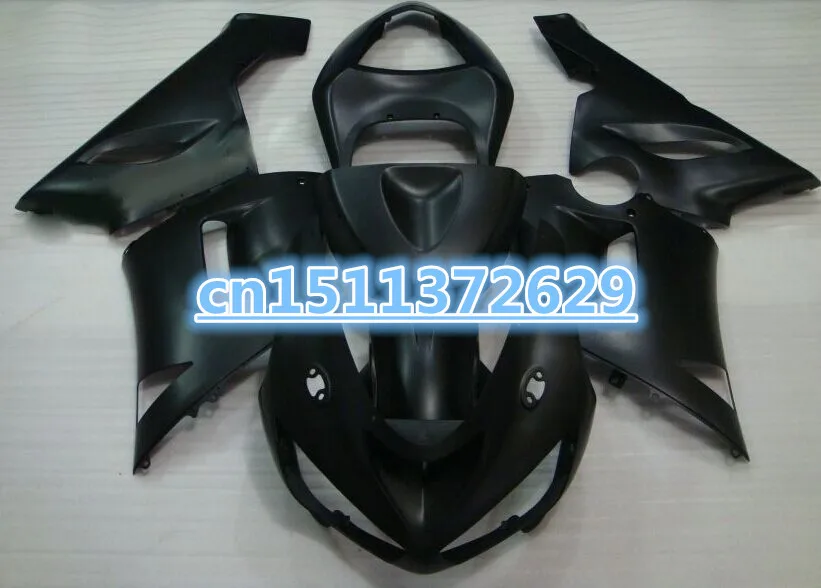 Комплект пластиковых обтекателей для Kawasaki ZX6R 2005 2006 ZX-6R 05 06 Ninja 636 полностью матовые