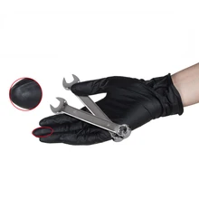 Горячая 100 шт. высокое качество доступны Размеры татуировки аксессуары нитриловые перчатки татуировки цвет: черный, Синий Одноразовые татуировки Латексные Перчатки