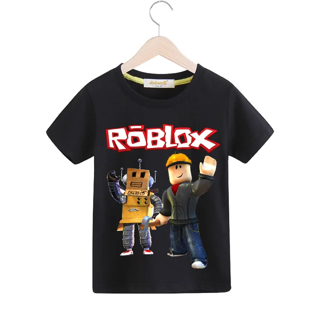 Children Roblox Game T shirt Clothing For Boy Summer Short Sleeve Tee ...