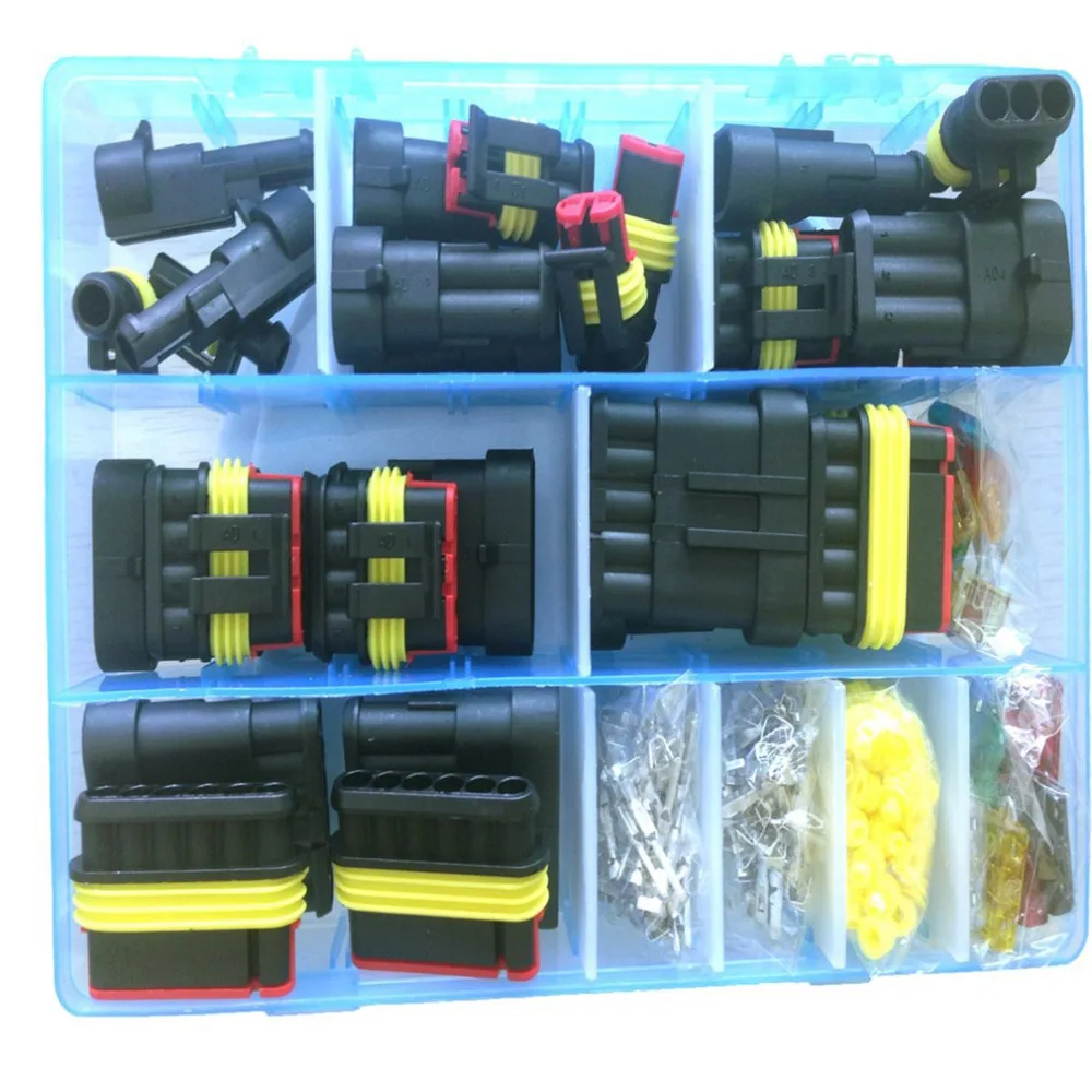M/S Size Terminal Connector Silicone Sealed Electrical ... motorcycle fuse box waterproof 