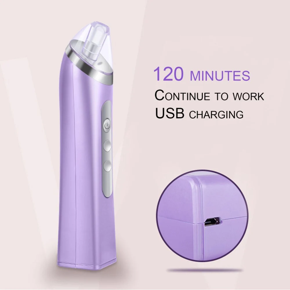 

Vacuum Acne Cleanser Blackhead Remover Pore Cleaner Deep Cleaning Forehead Universal Unisex 4 Color Electric