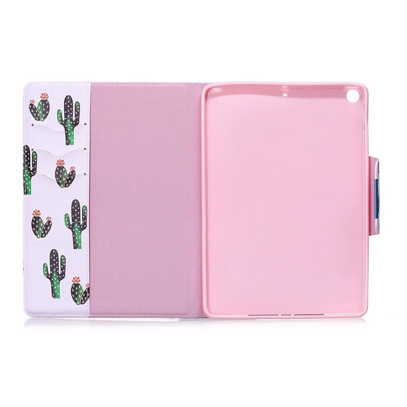 Soft Leather Case For New iPad 9.7 inch 2017 Colorful Painting Smart Cover Flip Case Protective Shell Auto Sleep Wake Up (75)