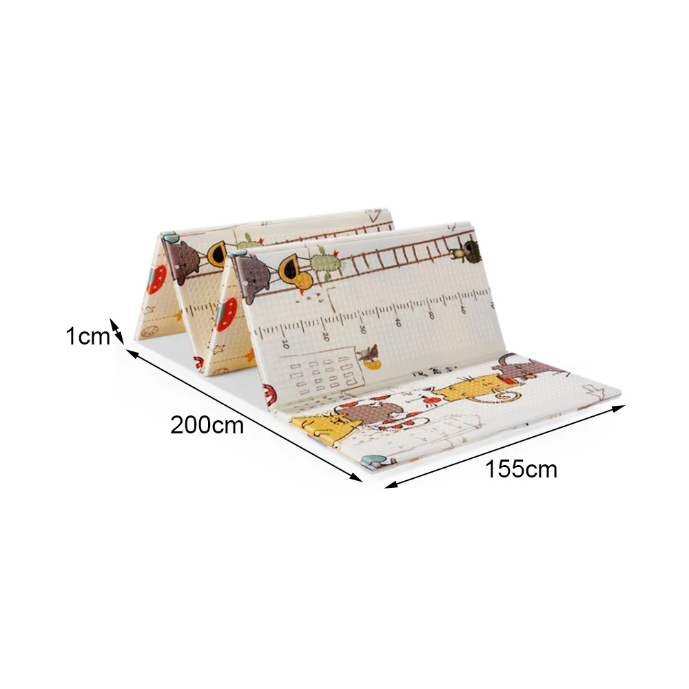 

155*200*1cm Baby Play Mat Xpe Thickened Puzzle Children's Mat Infantil Baby Room Crawling Pad Folding Mat Baby Carpet
