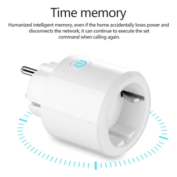 

Home WiFi Smart Power Socket Remote Control Wireless Timer Switch Outlet EU Plug HY99 JA04