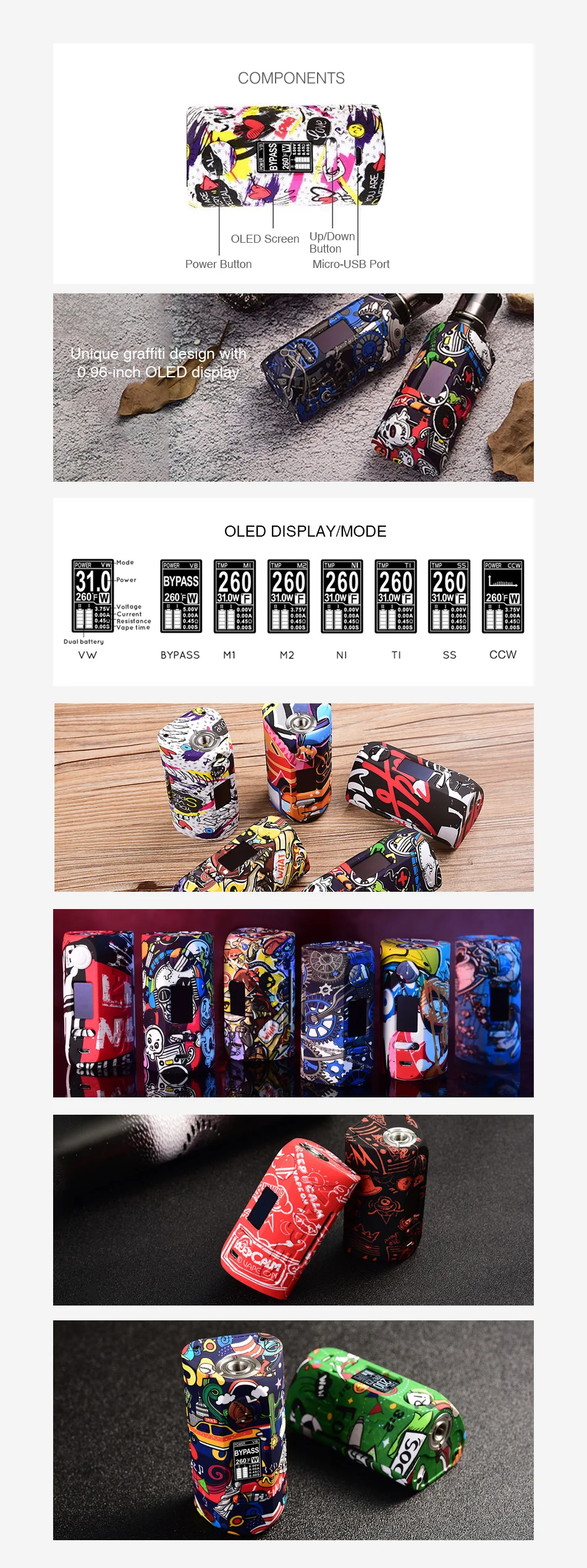Vapor Storm Puma 200W TC Box MOD
