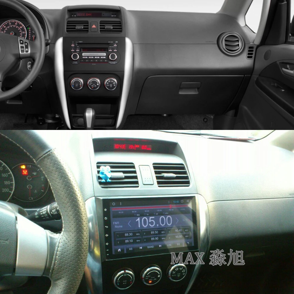Best MAX GPS Navigation System Android 8.1.0 Car DVD For Suzuki SX4 2006 -2013 Car Radio RDS Bluetooth Call 4G WiFi SWC Free Map 5