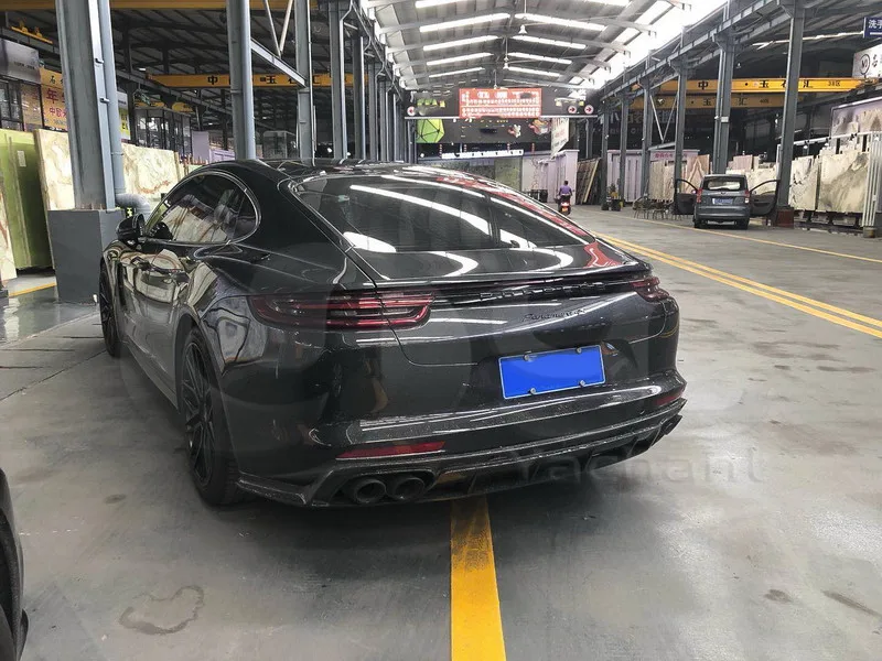2017-2018 Porsche 971 Panamera YC DESGIN Style Rear Duffuser Forged Composite CF (105)