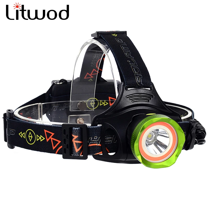 

Litwod z307308 5000LM XM-L2+COB Led Headlamp Headlight Head Lamp lighting Light Flashlight Torch Lantern Fishing camping 2*18650