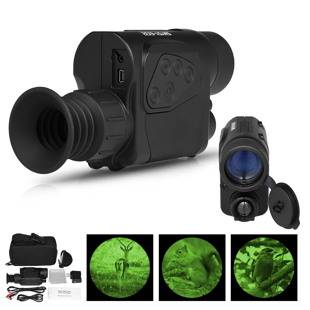 6x32 Монокуляр ночного видения Инфракрасный цифровой телескоп камера видео рекордер для охоты телескоп Монокуляр Инфракрасный