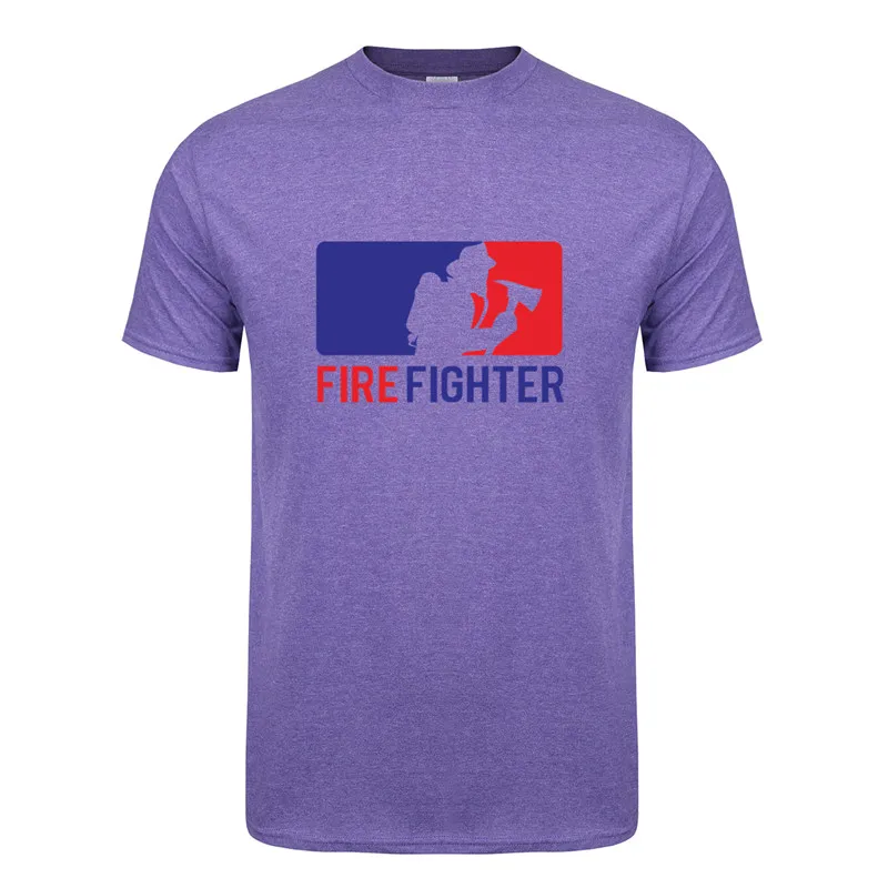 Модные летние пожарные футболки мужские летние модные хлопковые футболки с коротким рукавом пожарные мужские футболки Camisetas футболки OT-927 - Цвет: as picture