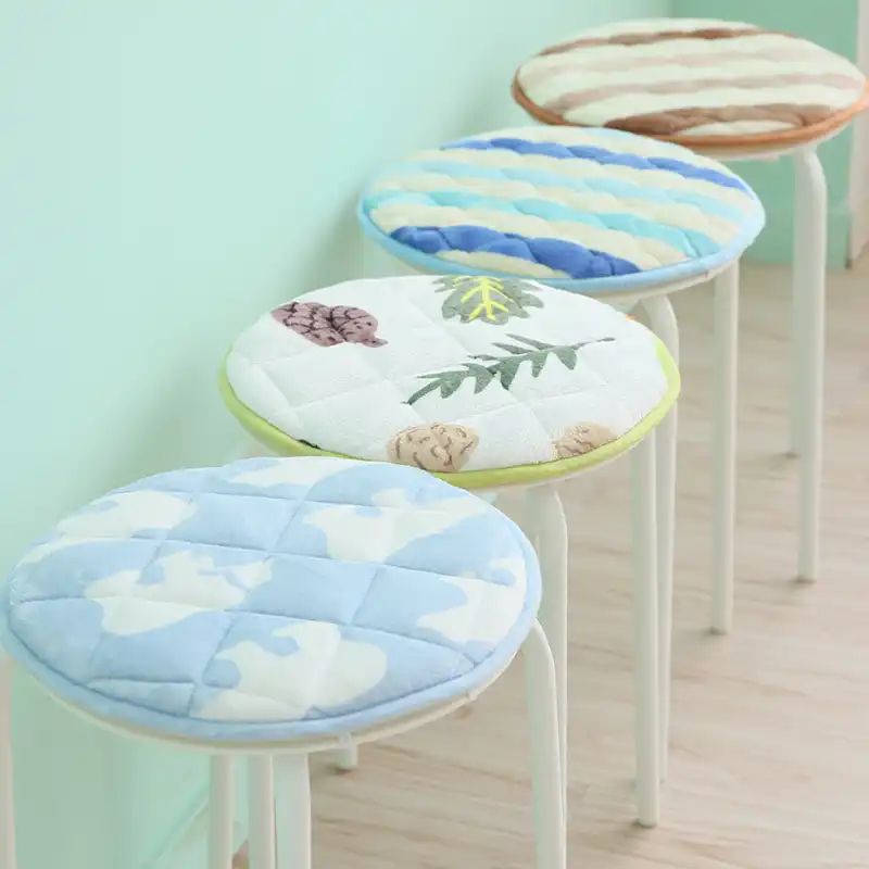 Round Chair Cushions Small Cute Cushion For Desk Floor Sitting