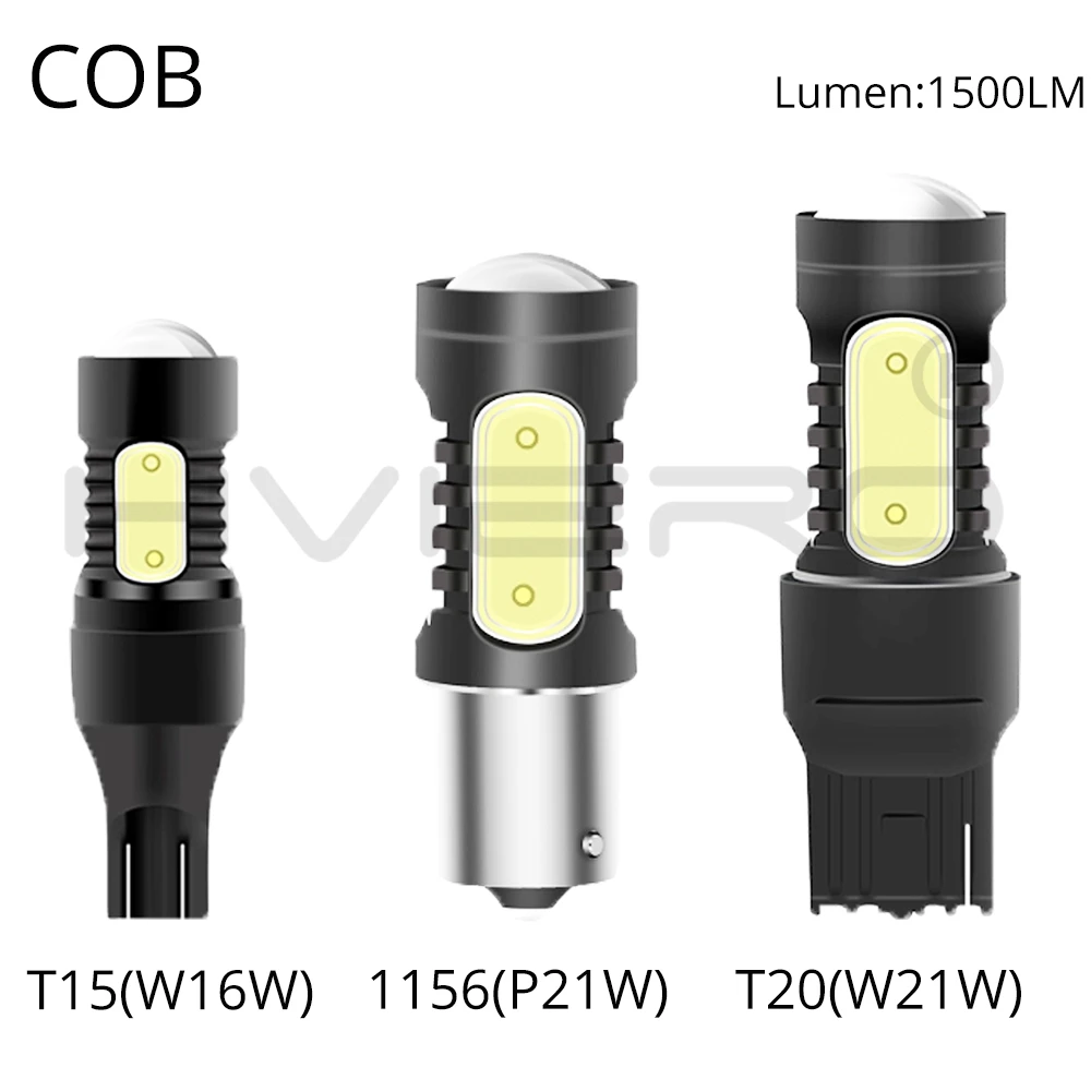 T15 W16W 1156 BA15S обратный светильник лампы 2835 15SMD 21SMD 27SMD 30SMD COB резервный стояночный светильник авто светодиодные лампы пламя лампы Cob Led