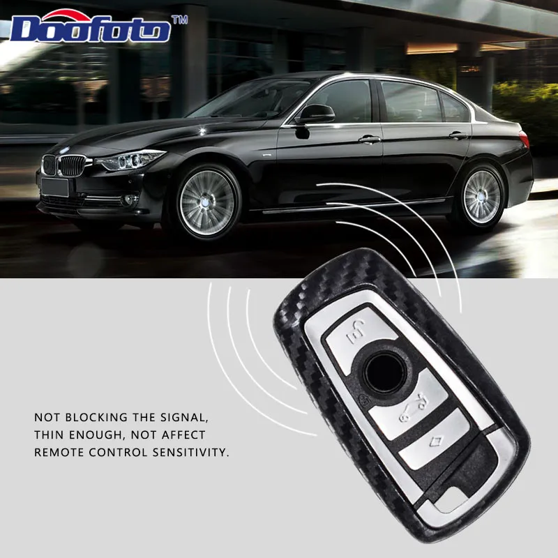 Carbon fiber key cover for BMW (3)