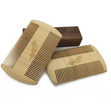 FH-20002 логотип пустой самшит гребень борода гребень обоюдоострый тонкой гребень 10 см Длина