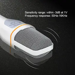Новый горячий конденсаторный микрофон высокой чувствительности низкий уровень шума всенаправленный микрофон со складным штативом NV99