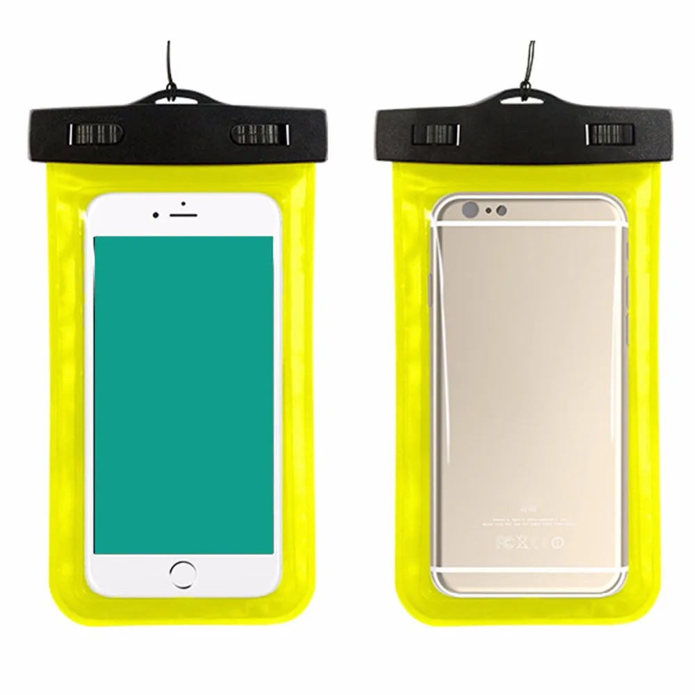 Универсальный Водонепроницаемый Чехол для мобильного телефона для iphone xiaomi LG подводный чехол для телефона светящийся ультратонкий прозрачный мягкий ТПУ