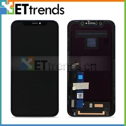 1 Piece 100% Original LCD Screen for iPhone XR LCD touch Digitizer Glass Screen Assembly DHL Free Shipping
