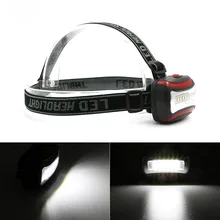 3 colors Mini 3 Modes Waterproof 6 SMD LED Headlamp Outdoors Headlight Head Torch Lanterna Lighting By 3*AAA Battery