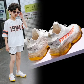 

Spring Autumn Kids Shoes 2019 Fashion Mesh Casual Children Sneakers for Boy Girl Toddler Baby Breathable Sport Shoe