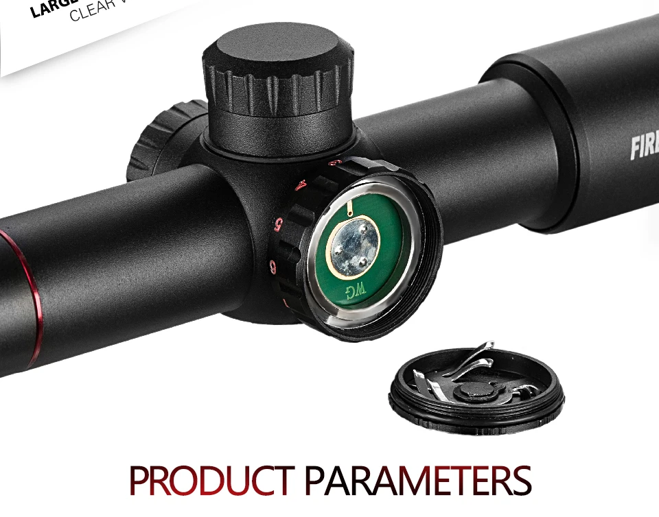 FIRE WOLF 4.5X20E Tactical Hunting scope Red Illumination Mil-Dot Riflescope for AK74 AR15